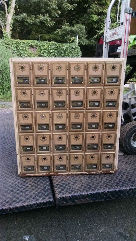 vintage metal post box|old wooden post office boxes.